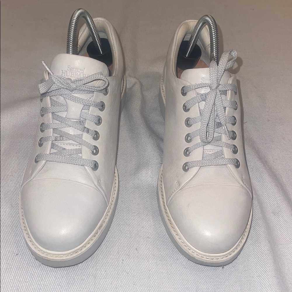 Samuel Hubbard Fast Shoe Low Pale Pink Full Grain Leather Womens US 8